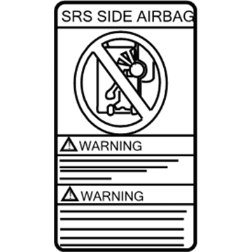 Nissan 985N8-7P700 Label-Air Bag