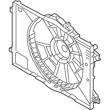 Hyundai 25350-G2000 SHROUD-Radiator