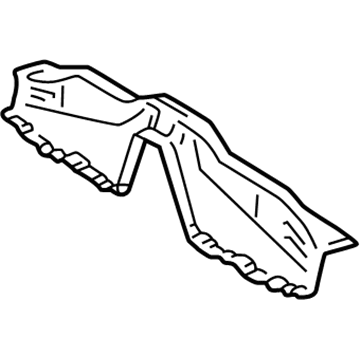 Lexus 57605-30906 Member Sub-Assy, Rear Floor Cross, NO.1