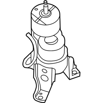 Nissan 11320-4RA0A Engine Mounting, Rear
