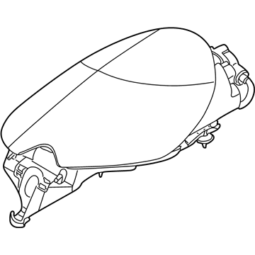 BMW 63-12-8-385-933 Left Headlight