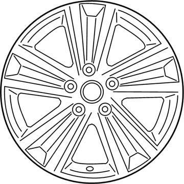 Hyundai 52910-C2250 17 Inch Wheel