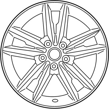 Hyundai 52910-C2430 18 Inch Wheel