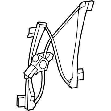 GM 25802960 Front Side Door Window Regulator Assembly