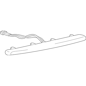 Hyundai 92700-27500 Lamp Assembly-Stop Rear Spoiler