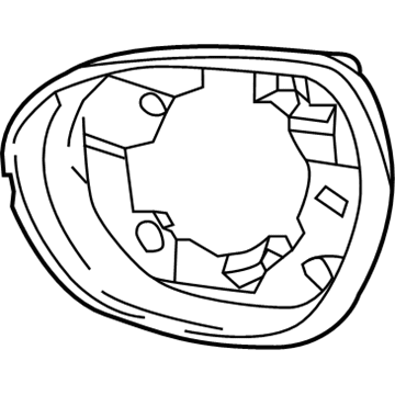 GM 23228350 Bezel-Outside Rear View Mirror Housing *Service Primer