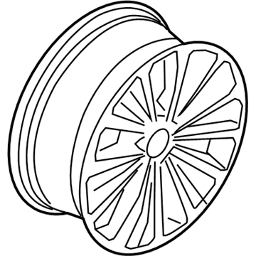 Ford FL7Z-1007-A Wheel, Alloy