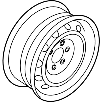 Ford 2L7Z-1015-BA Spare Wheel