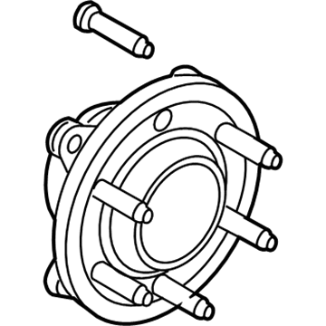 Ford 7L1Z-1104-F Front Hub & Bearing