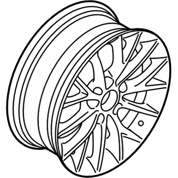 BMW 36-31-6-796-205 Light Alloy Disc Wheel Reflexsilber