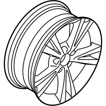 BMW 36-11-6-796-212 Light Alloy Disc Wheel Reflexsilber