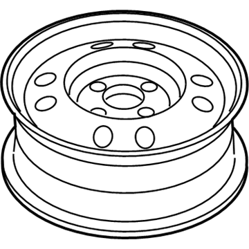 Kia 529102F401 Wheel Assembly-Steel