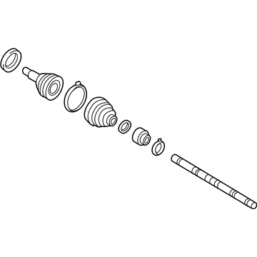 Kia 495923R900 Joint Kit-Front Axle Differential