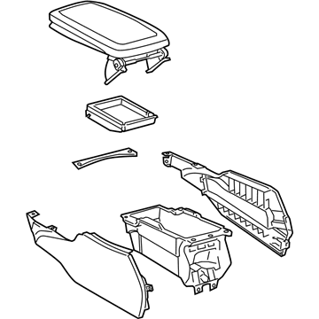 Lexus 58810-30C21-A0 Box Assembly, Console