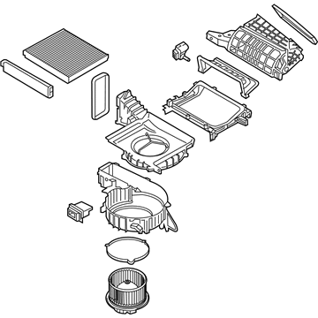 Kia 97100J5000 Blower Unit