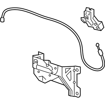 GM 23483790 Latch Asm-Rear Compartment Lid