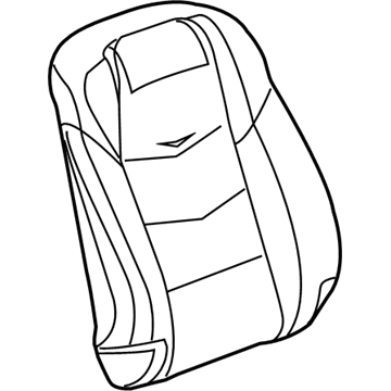 GM 23496617 Seat Back Cover