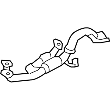 Hyundai 28610-3K830 Front Exhaust Pipe