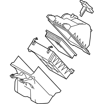 Toyota 17700-31792 Air Cleaner Assembly