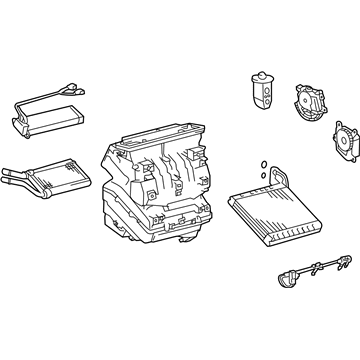 Toyota 87050-47150 Evaporator Assembly