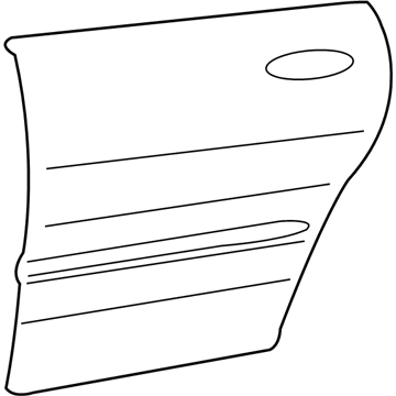Hyundai 77121-39100 Panel-Rear Door Outer, RH
