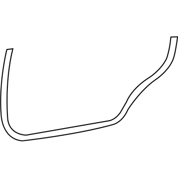 Hyundai 83140-39000 Weatherstrip Assembly-Rear Door Side RH