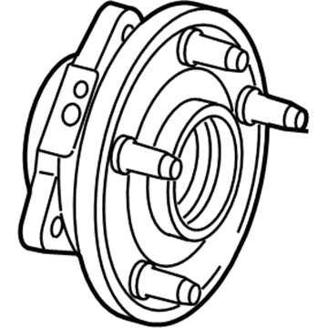 Mopar 52089434AE Front Hub And Bearing