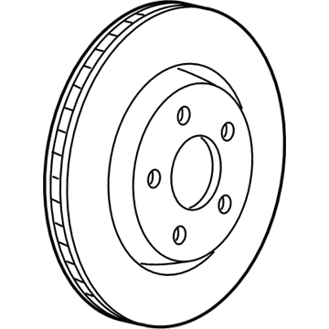 Mopar 52089269AB Front Brake Rotor