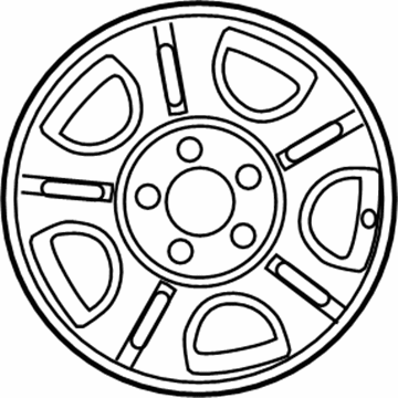 Ford 3L5Z-1007-AA Wheel, Alloy