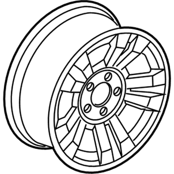 Ford 7L5Z-1007-N Wheel, Alloy