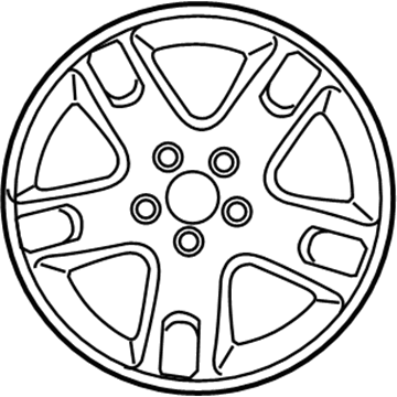 Ford 2L5Z-1007-AA Wheel, Alloy