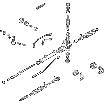 Kia 0K2N132110B Gear & Link Assembly