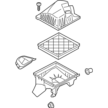 GM 13469772 Air Cleaner Body