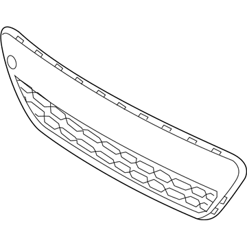 Kia 865611W210 Front Bumper Center Grille