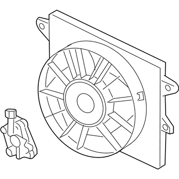 Ford 5W4Z-8C607-AA Fan Assembly