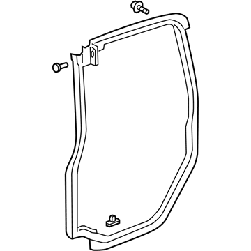 Honda 72850-SCV-A03 Weatherstrip, L. RR. Access Panel