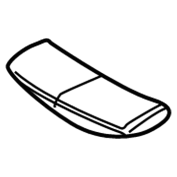 BMW 52-10-8-226-419 Thigh Support Upholstery