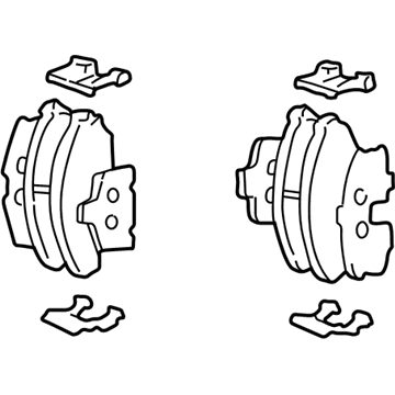 Kia 583023CA20 Pad Set-Rear Disc Brake