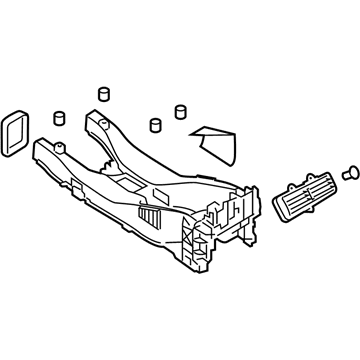 GM 92272728 Console Base