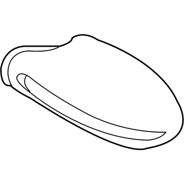 Nissan 96374-3Z000 Mirror Body Cover, Driver Side