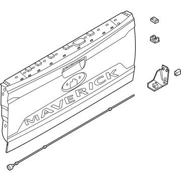 Ford NZ6Z-6040700-A TAILGATE ASY