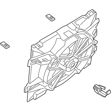 Ford 8W1Z-8C607-C Fan Module