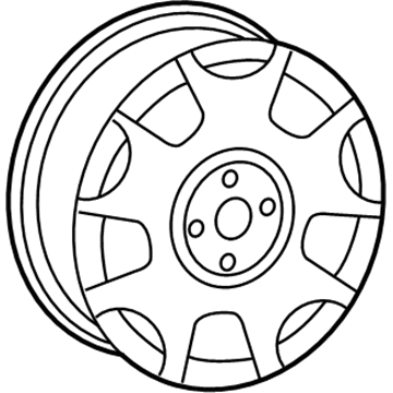 GM 9595916 Wheel, Alloy