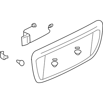 Ford 4L7Z-78404C42-AAA License Pocket