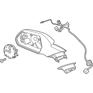 GM 84561626 Mirror Assembly