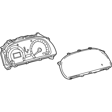 Lexus 83800-75051 Meter Assy, Combination
