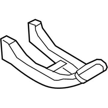 BMW 51-16-9-218-282 Air Duct Rear Compartment
