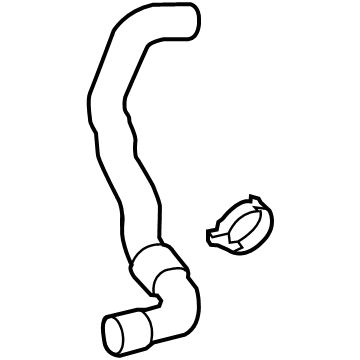 Lexus 16572-36170 Hose, Radiator, NO.2