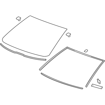 GM 23290436 Windshield