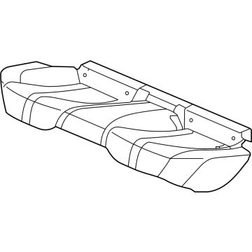 Acura 82131-TGV-A81ZH Cover, Rear (Alluring Ecru)